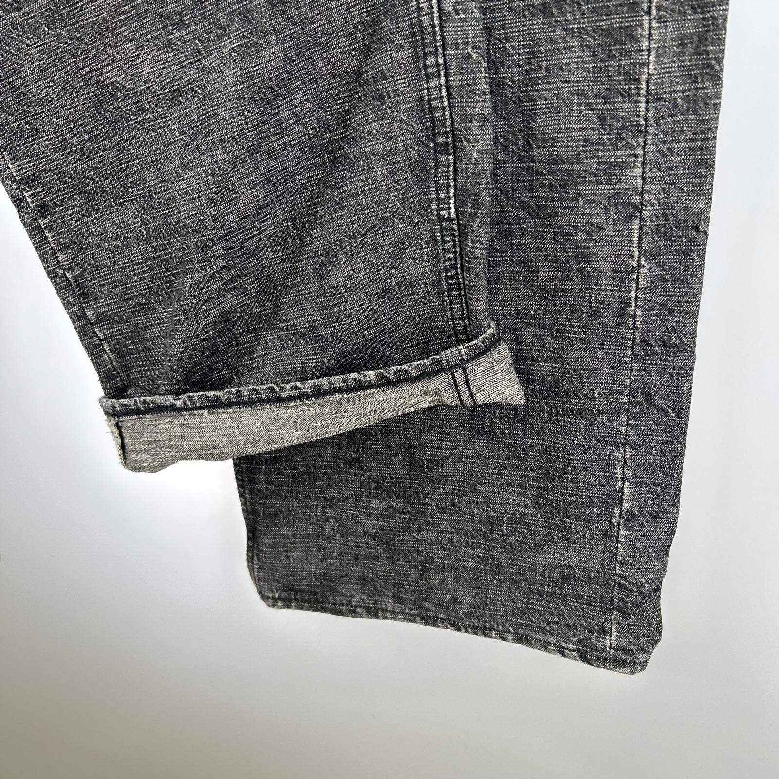 パンツ 24ss BUGGY SLAB DENIM PANTS S S ブラック