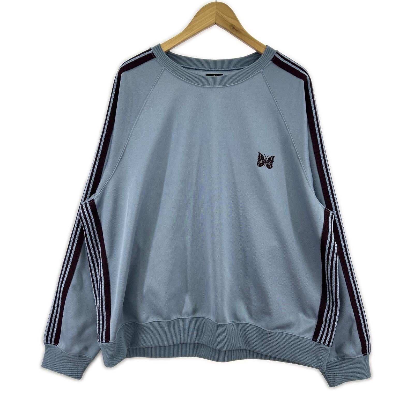 スウェット 22SS Track Crew Neck Shirt 水色 L L ブルー
