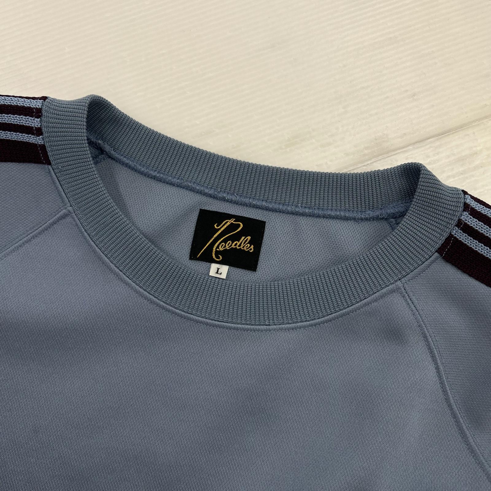 スウェット 22SS Track Crew Neck Shirt 水色 L L ブルー