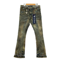 デニムパンツ VALABASAS ION STACKED FLARE JEAN 32 ブルー