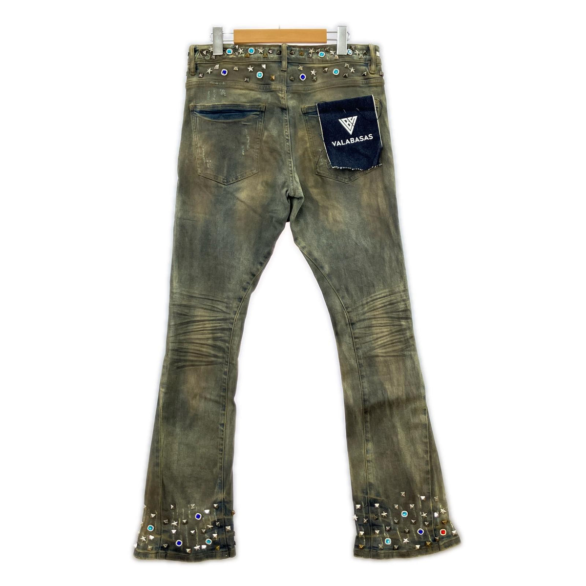 デニムパンツ VALABASAS ION STACKED FLARE JEAN 32 ブルー