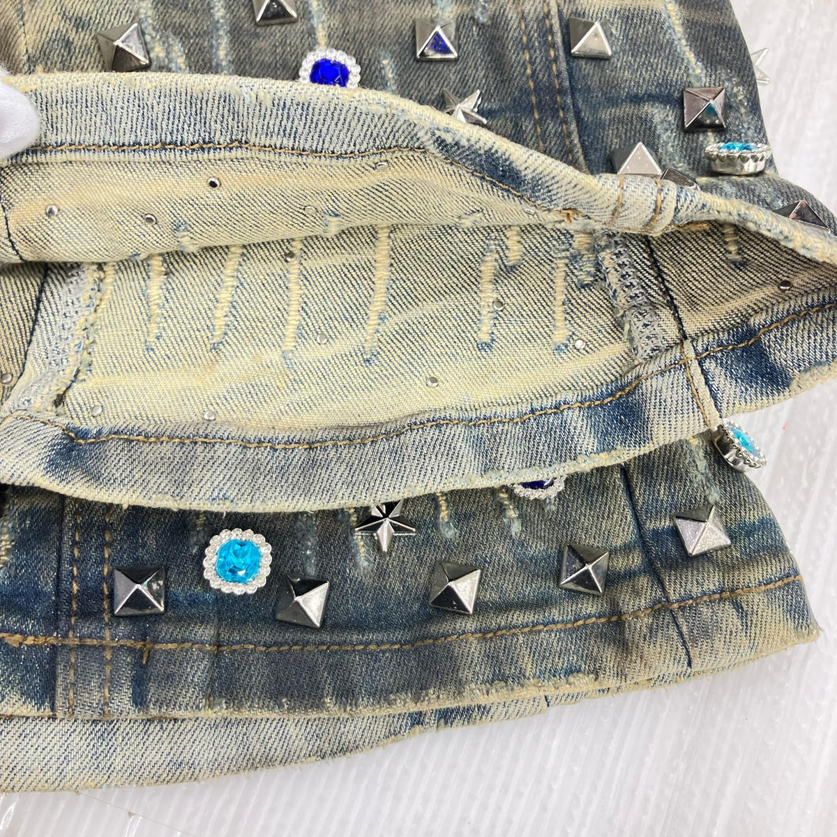 デニムパンツ VALABASAS ION STACKED FLARE JEAN 32 ブルー