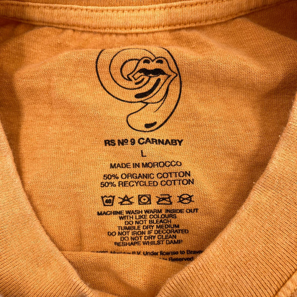 半袖Tシャツ ROLLING STONES プリントT ORG L L オレンジ