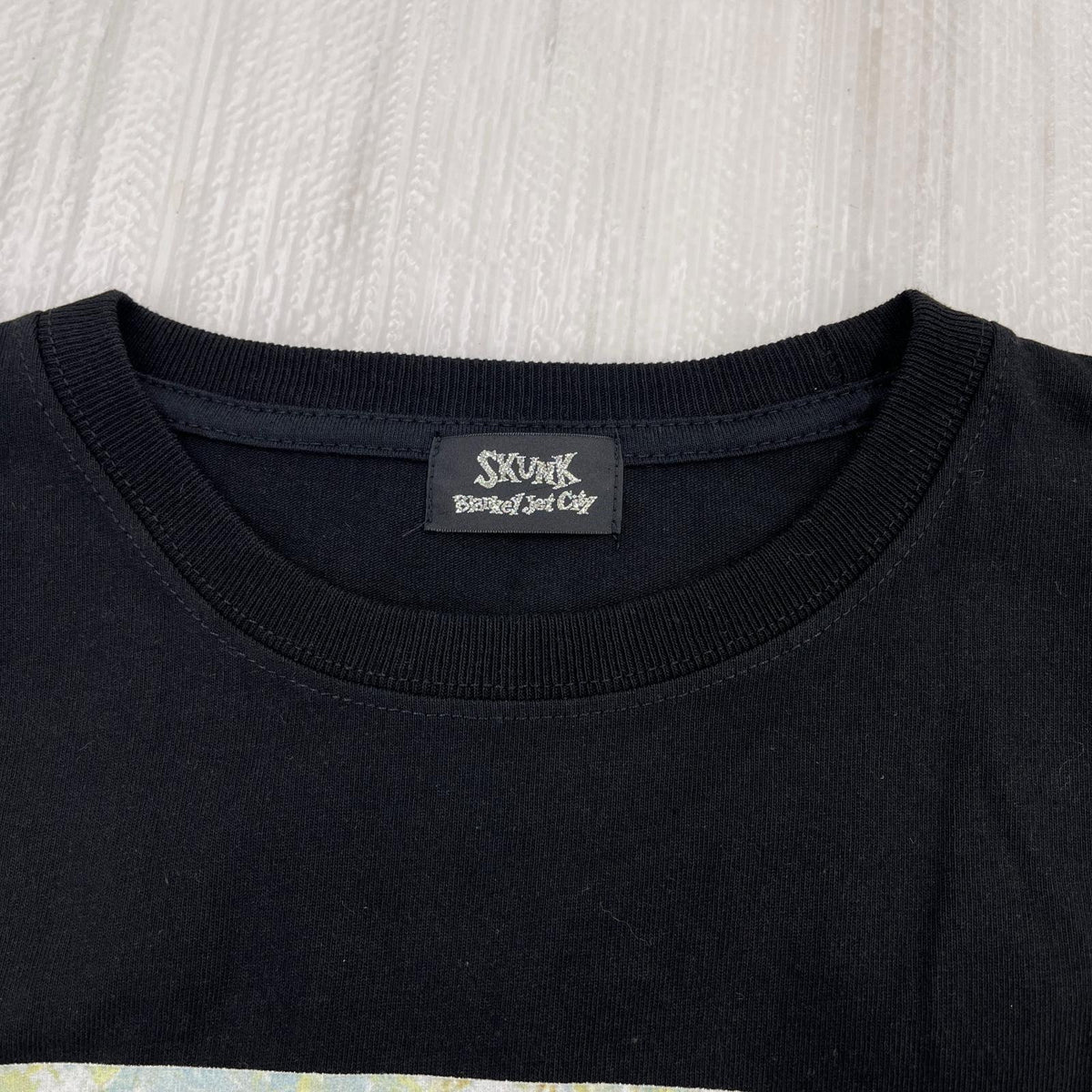 半袖Tシャツ SKUNK METAL MOON BLK ブラック