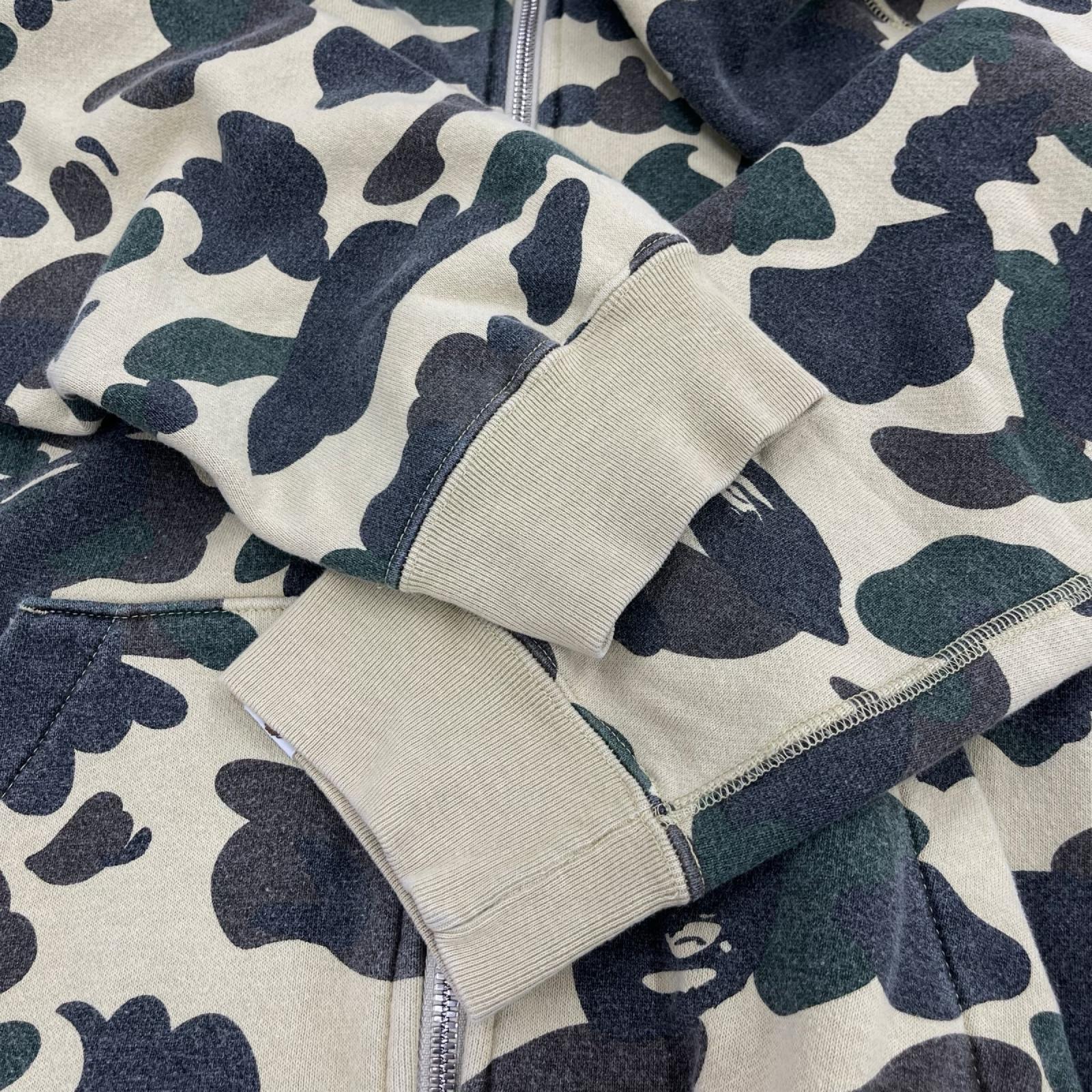 パーカー 初期タグ 迷彩 ファーストカモ フルジップ パーカー (L) L