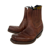 ブーツ ADAMS BOOTS レザーショートブーツ ブラウン ブラウン
