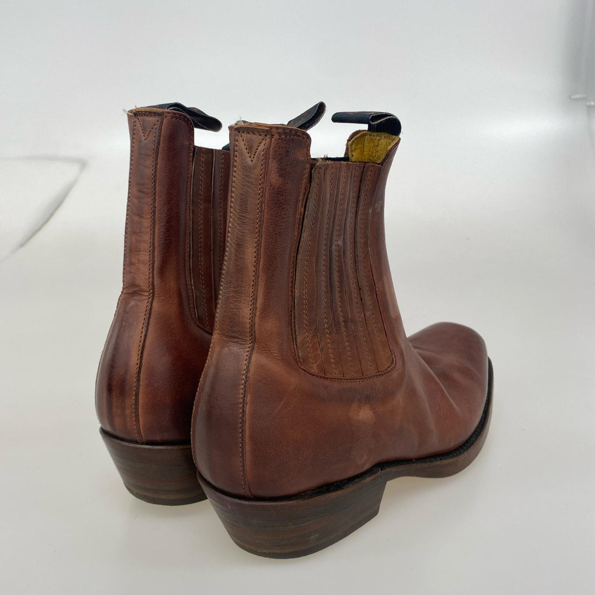 ブーツ ADAMS BOOTS レザーショートブーツ ブラウン ブラウン
