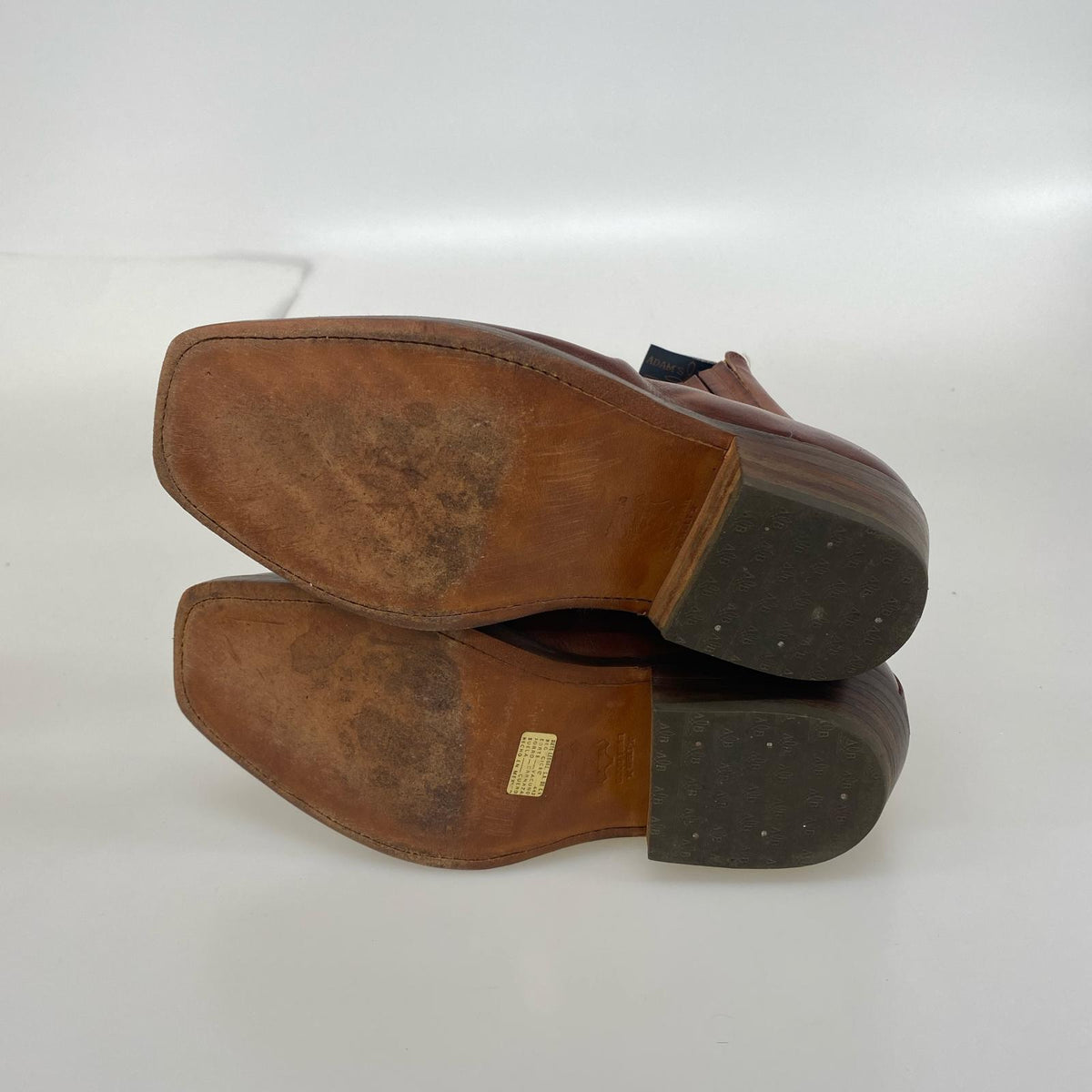 ブーツ ADAMS BOOTS レザーショートブーツ ブラウン ブラウン