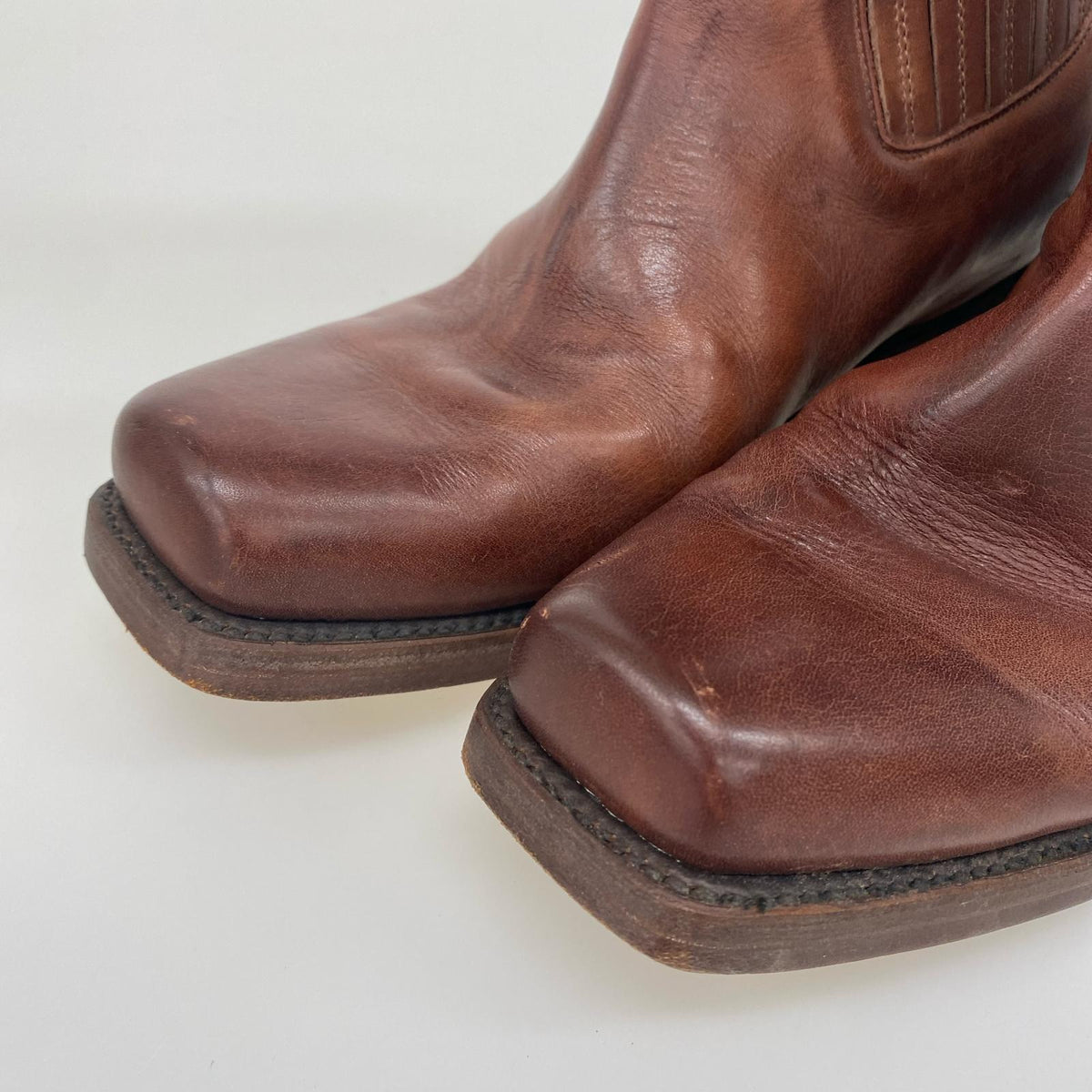 ブーツ ADAMS BOOTS レザーショートブーツ ブラウン ブラウン