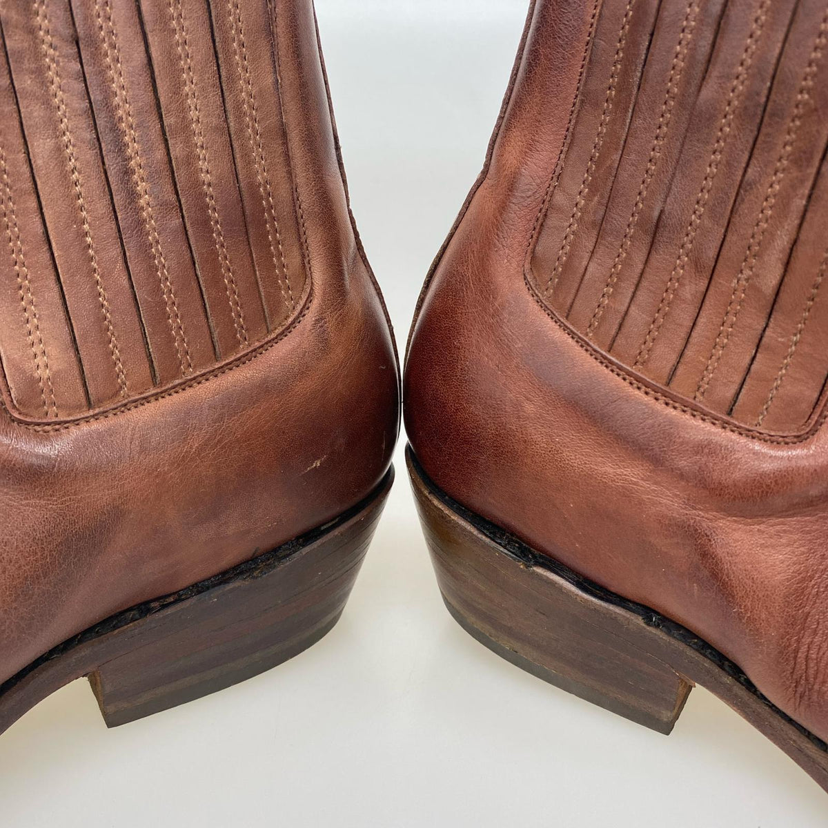 ブーツ ADAMS BOOTS レザーショートブーツ ブラウン ブラウン