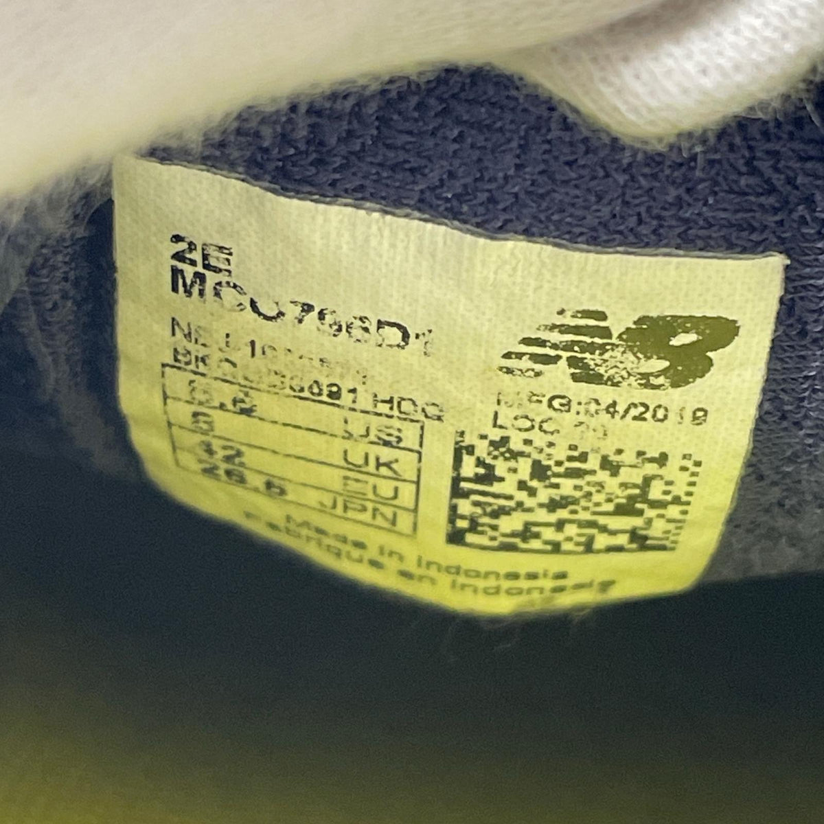 スニーカー NEW BALANCE MCO796D1 テニスシューズNV/WH 26.5 26.5cm (US8 1/2 UK8 EU43)
