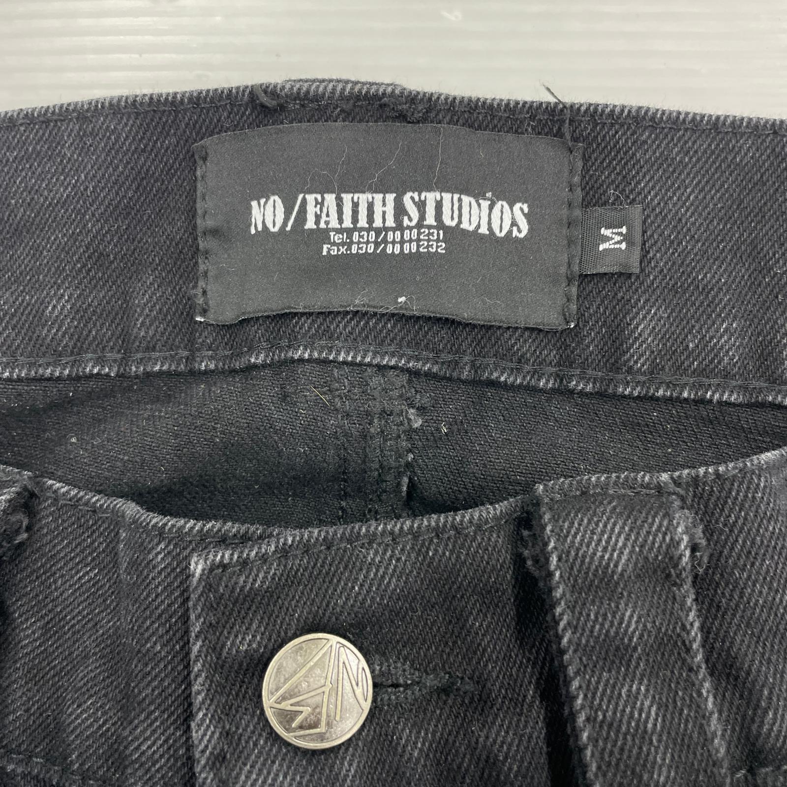 デニムパンツ no faith studios ワイドデニム M