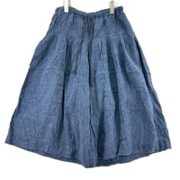 ショートパンツ CASEY-CASEY インディゴリネン ワイドイージーショーツ インディゴ M