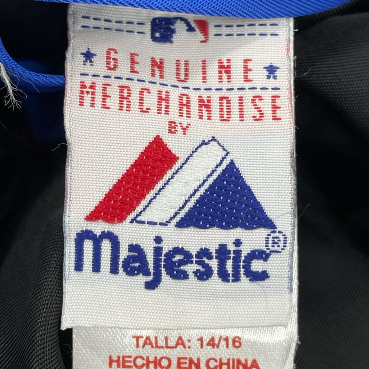 ジャケット Majestic リバーシブル Mets ブラック