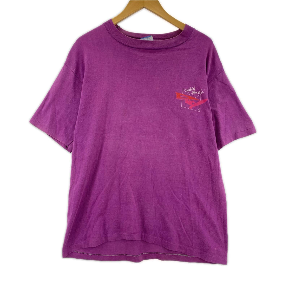 半袖Tシャツ USA製 (L) L パープル