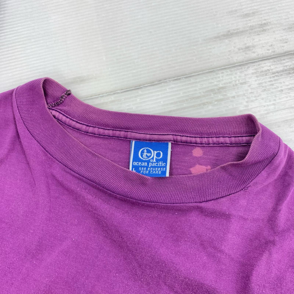 半袖Tシャツ USA製 (L) L パープル