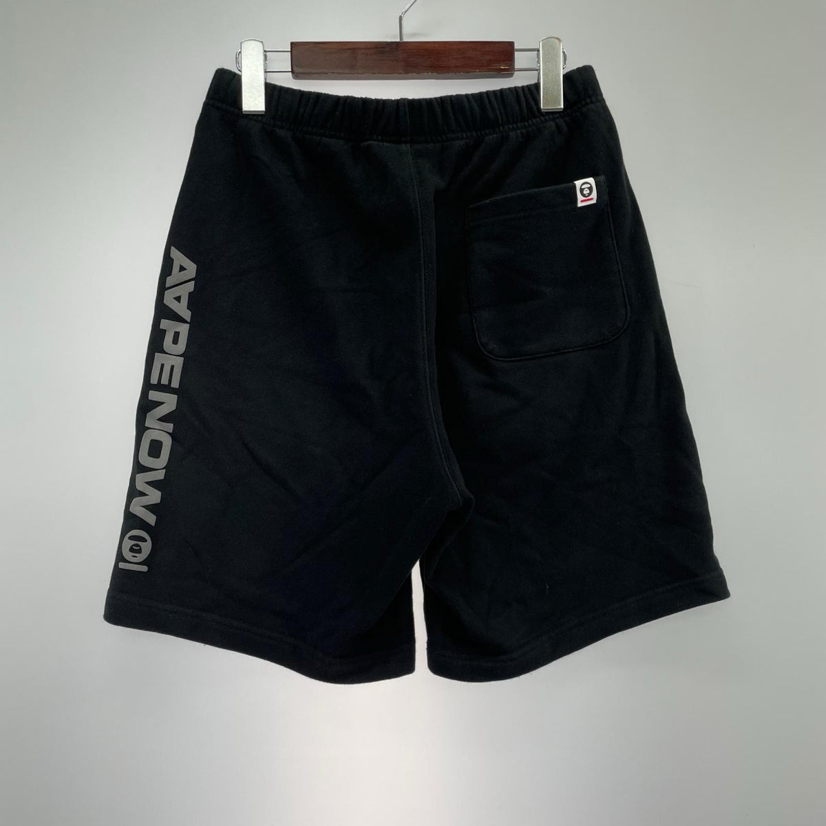 ショートパンツ AAPE NOW SWEAT SHORTS S BLK S ブラック