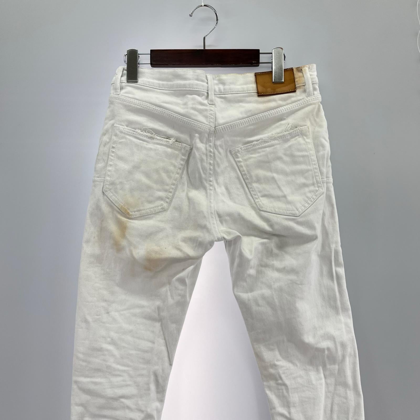 パンツ PURPLE BRAND Slim Fit Low Rise Jeans 29 ホワイト