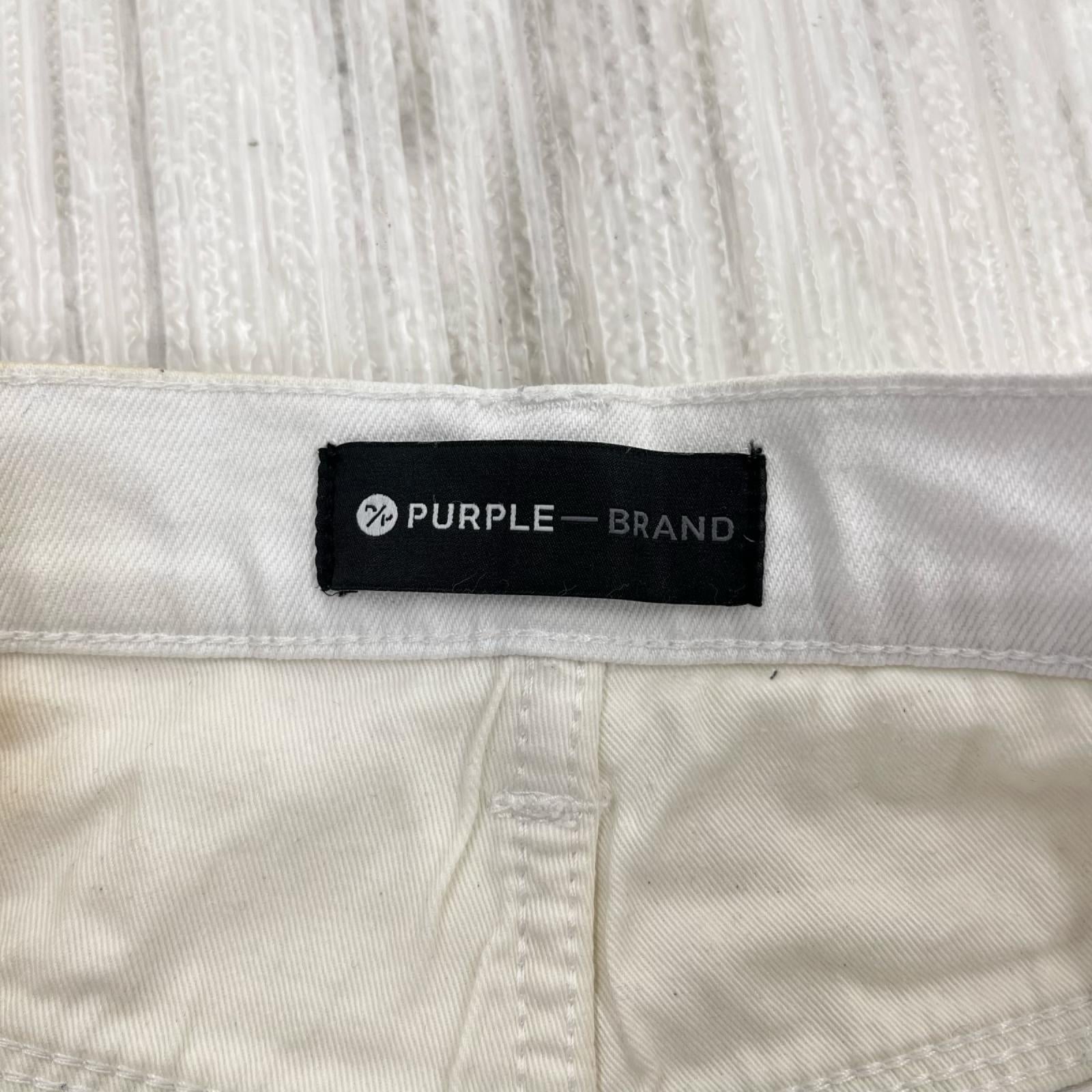 パンツ PURPLE BRAND Slim Fit Low Rise Jeans 29 ホワイト