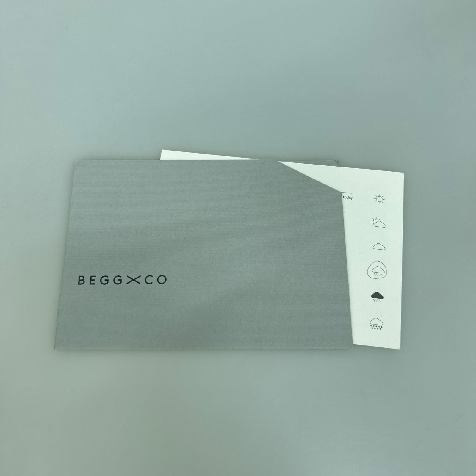 その他アクセサリー BEGG&CO/カシミヤ100%/ストール/BRW ブラウン