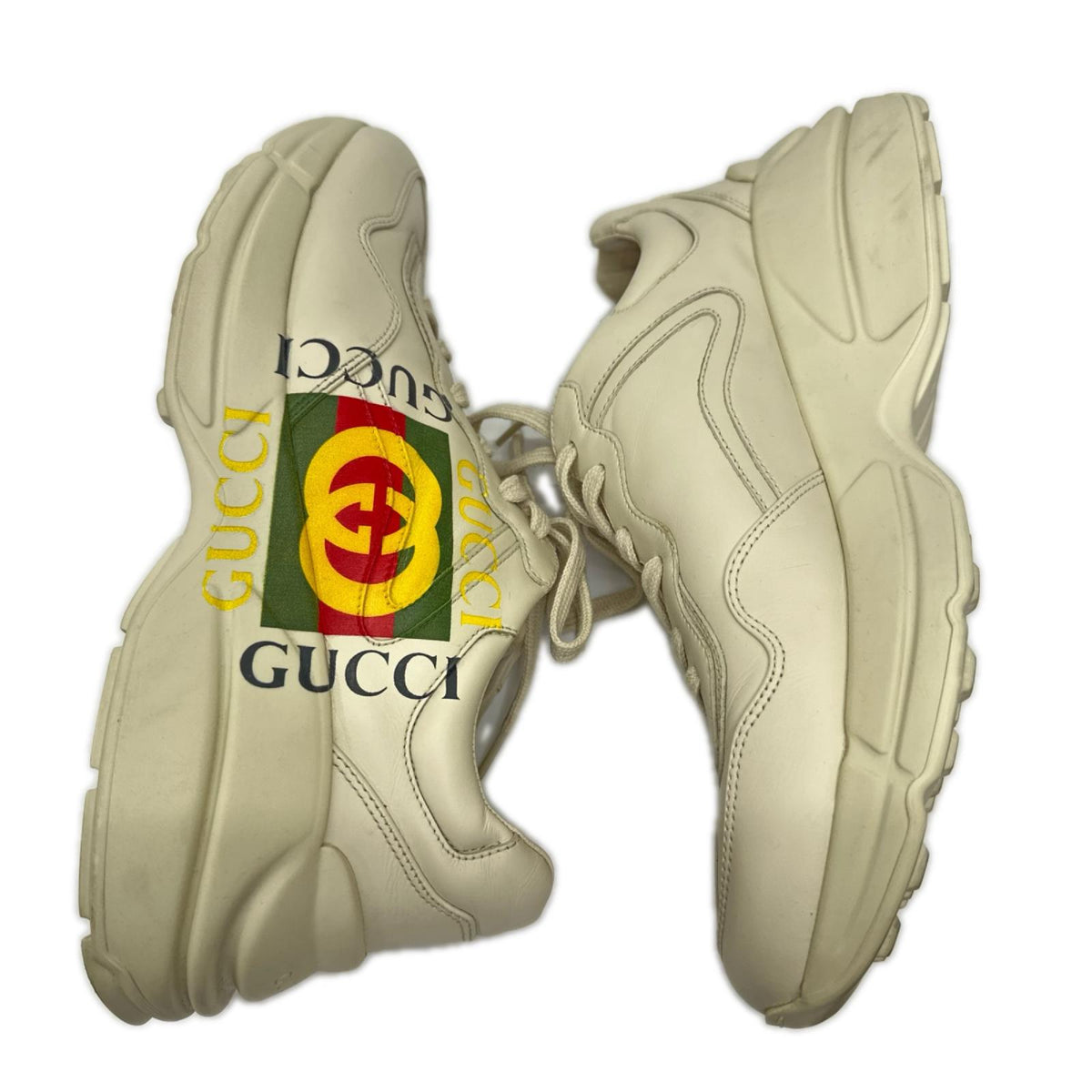 Rhyton ロゴ レザースニーカー 8 500878