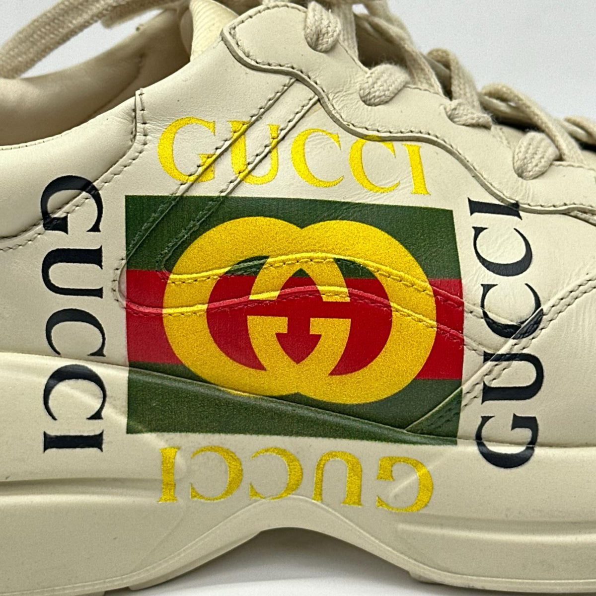 Rhyton ロゴ レザースニーカー 8 500878