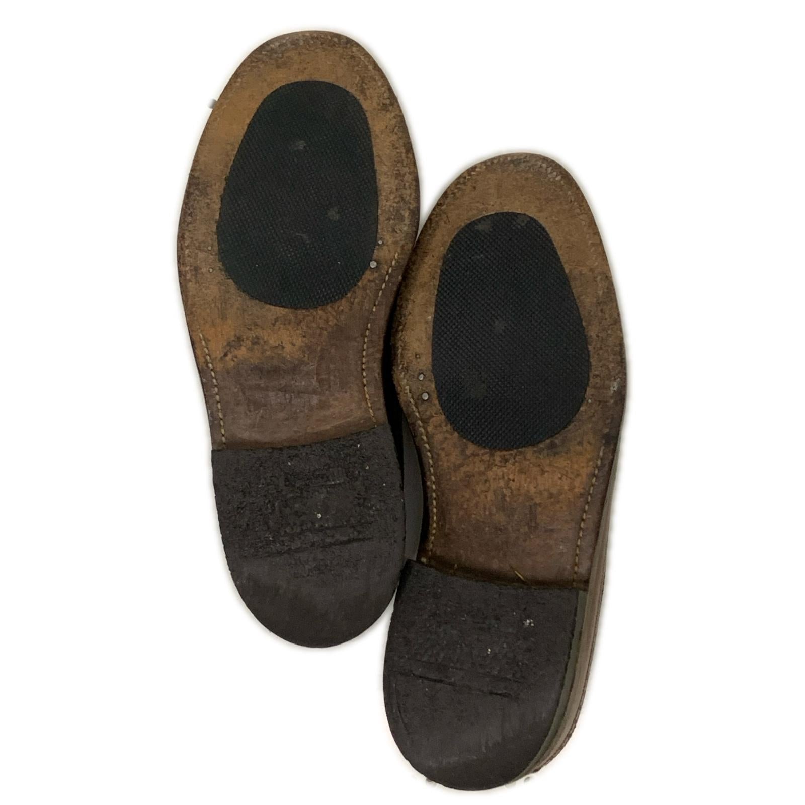 ローファー 70s Florsheim ウイングチップ シューズ size 10D 28cm (US10 UK9 1/2 EU46) ブラウン