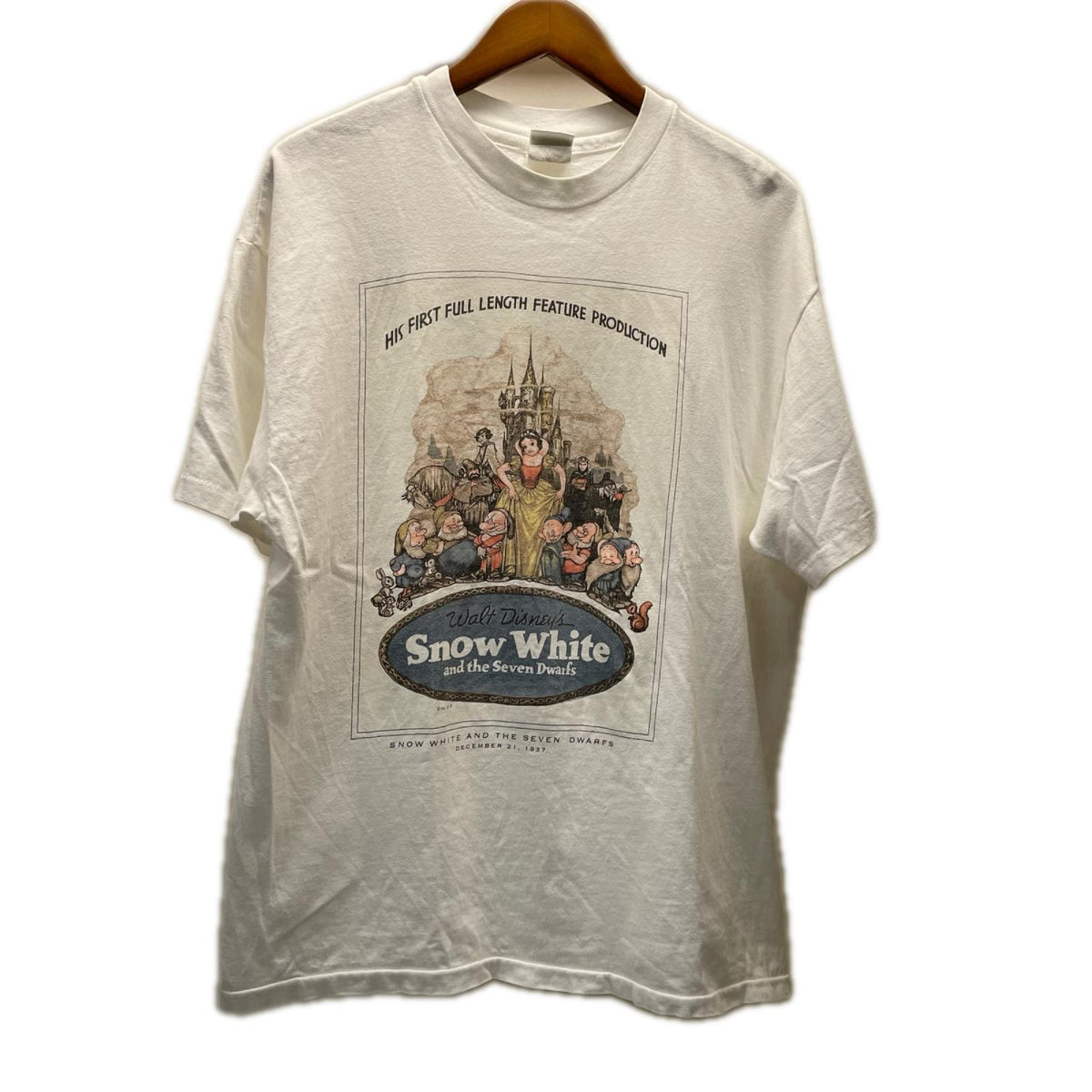 半袖Tシャツ 90s Disney 白雪姫 キャラクターTシャツ THE DISNEY STOREタグ