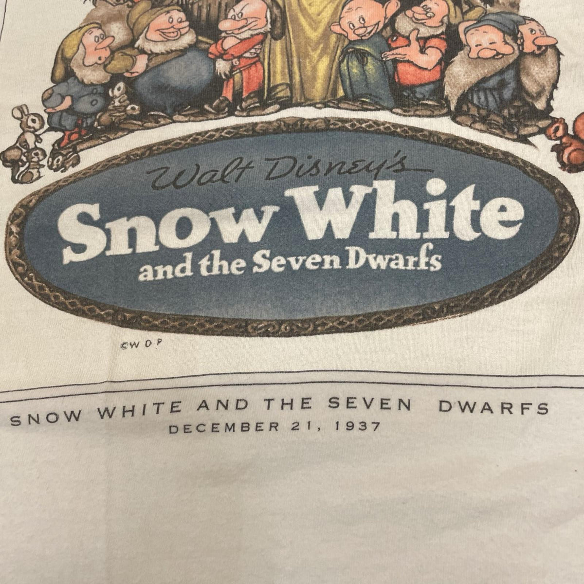 半袖Tシャツ 90s Disney 白雪姫 キャラクターTシャツ THE DISNEY STOREタグ