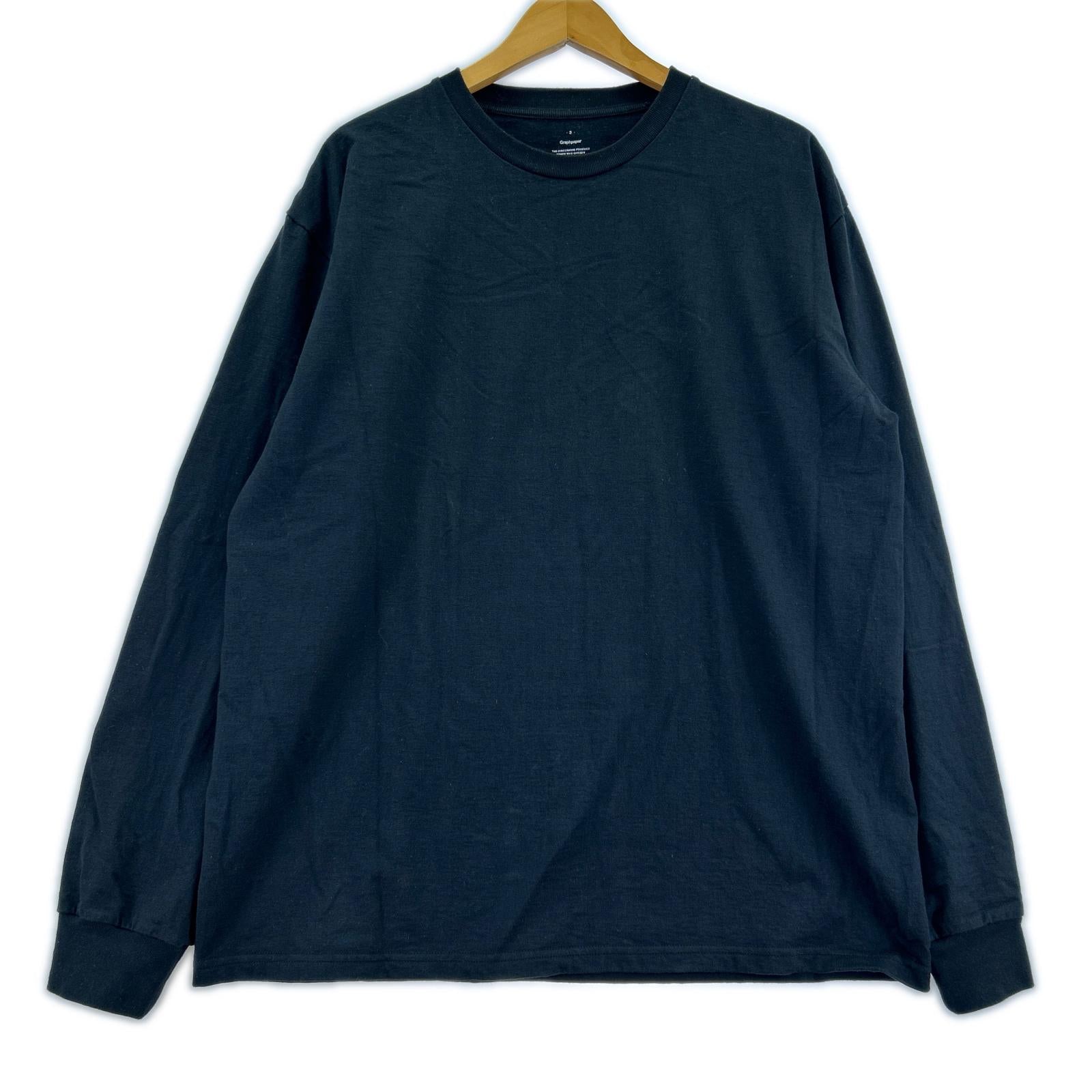 長袖Tシャツ L/Sカットソー ブラック 3 ブラック
