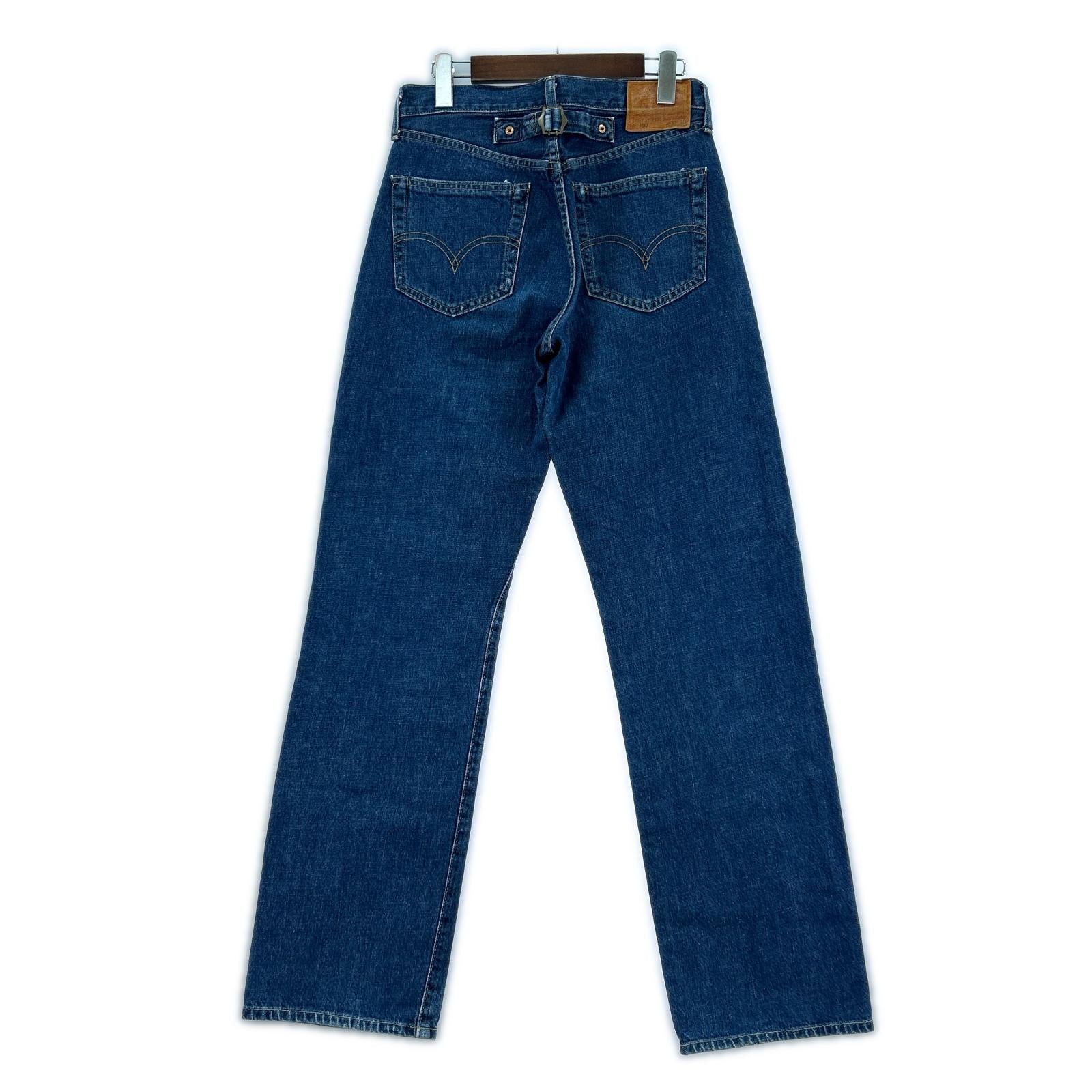 デニムパンツ 90s 702XX 復刻 日本製 デニムパンツ 30 ネイビー