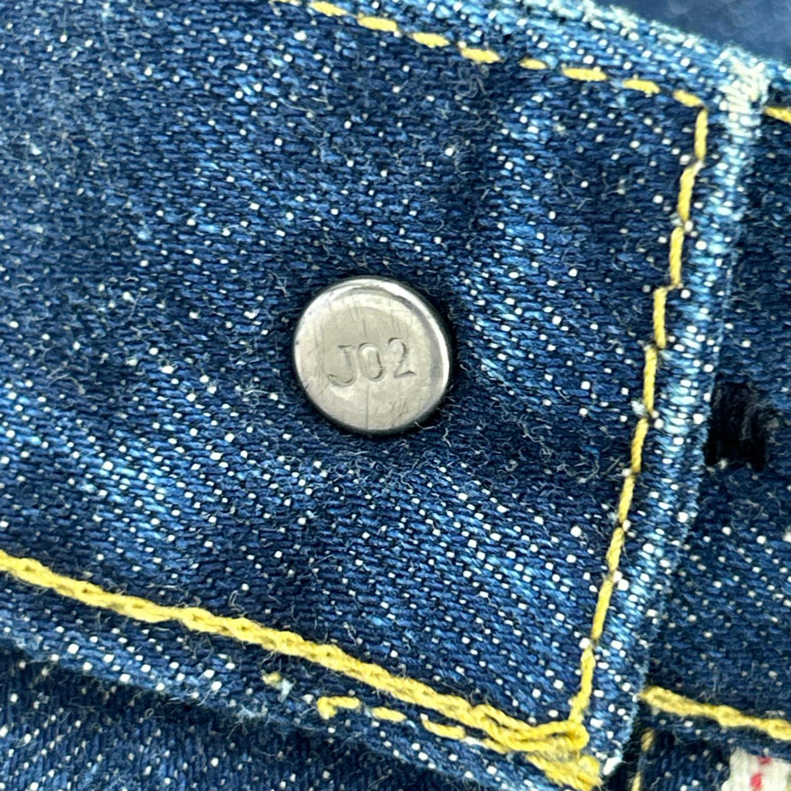 デニムジャケット 90s 71506XX 1st 1st 復刻 日本製 デニムジャケット 38 ネイビー