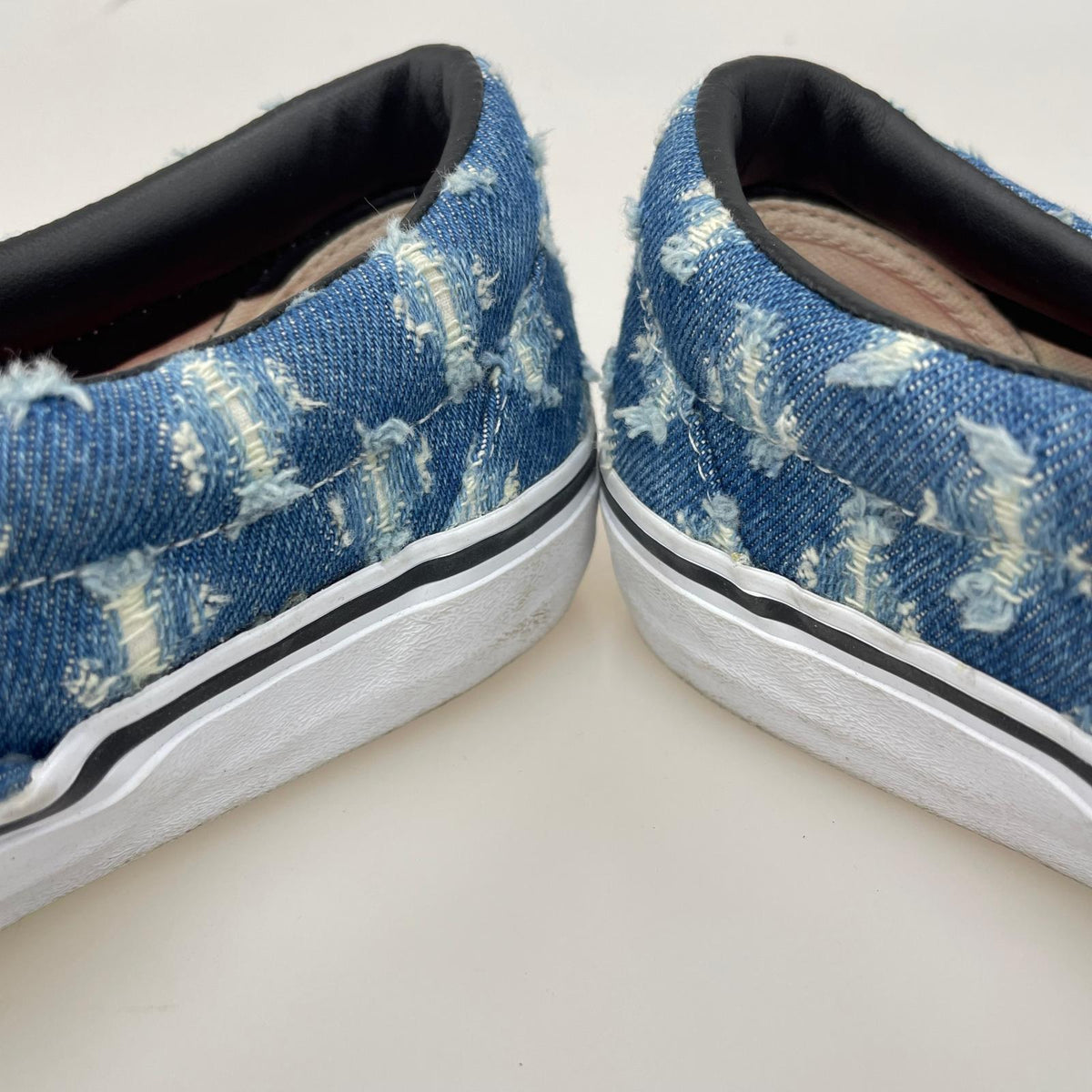 スニーカー ×Supreme Slip-On Hole Punch Denim 28.5cm (US10 1/2 UK10 EU47) ブルー