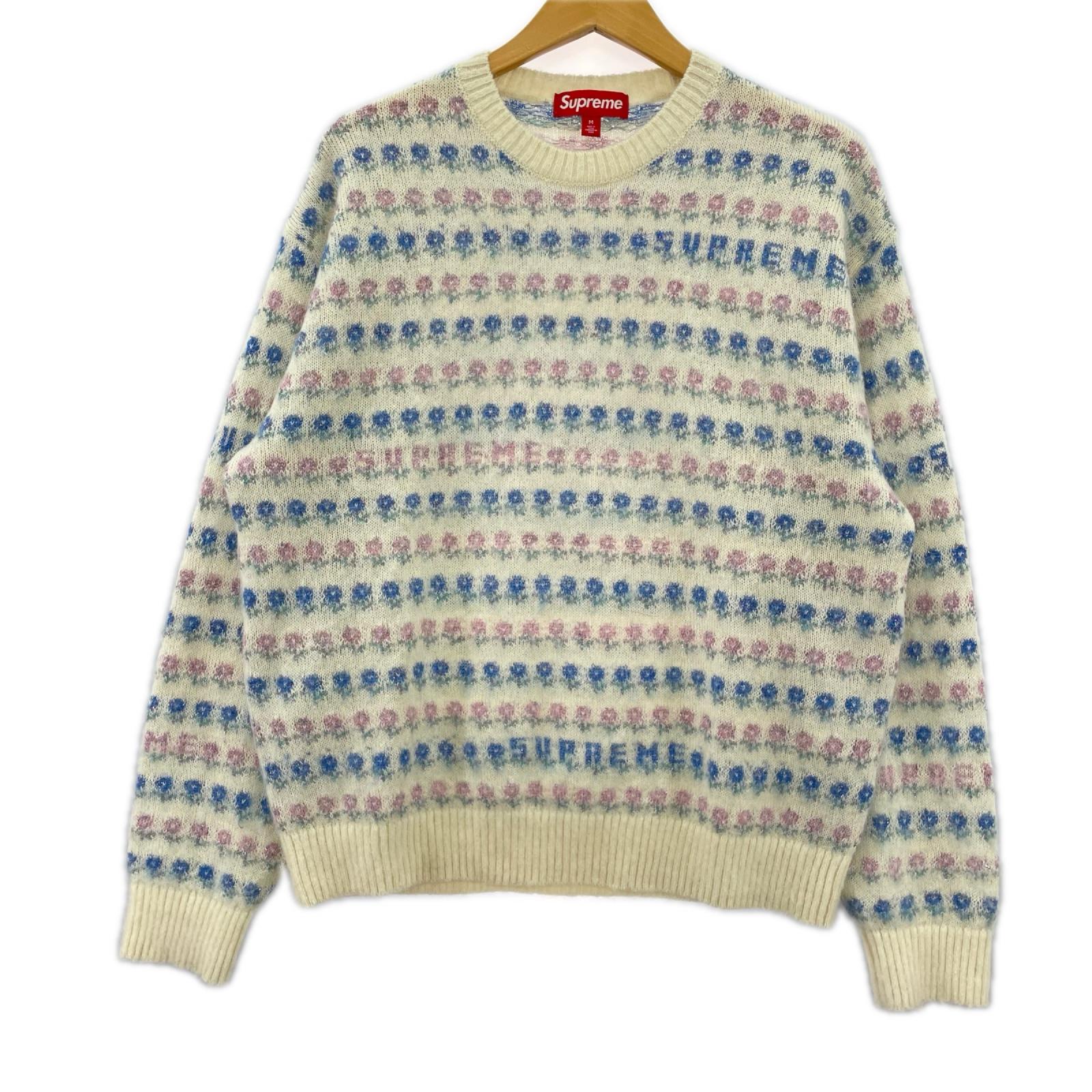 ニット 25FW Flower Metallic Sweater (M) アイボリー M ホワイト