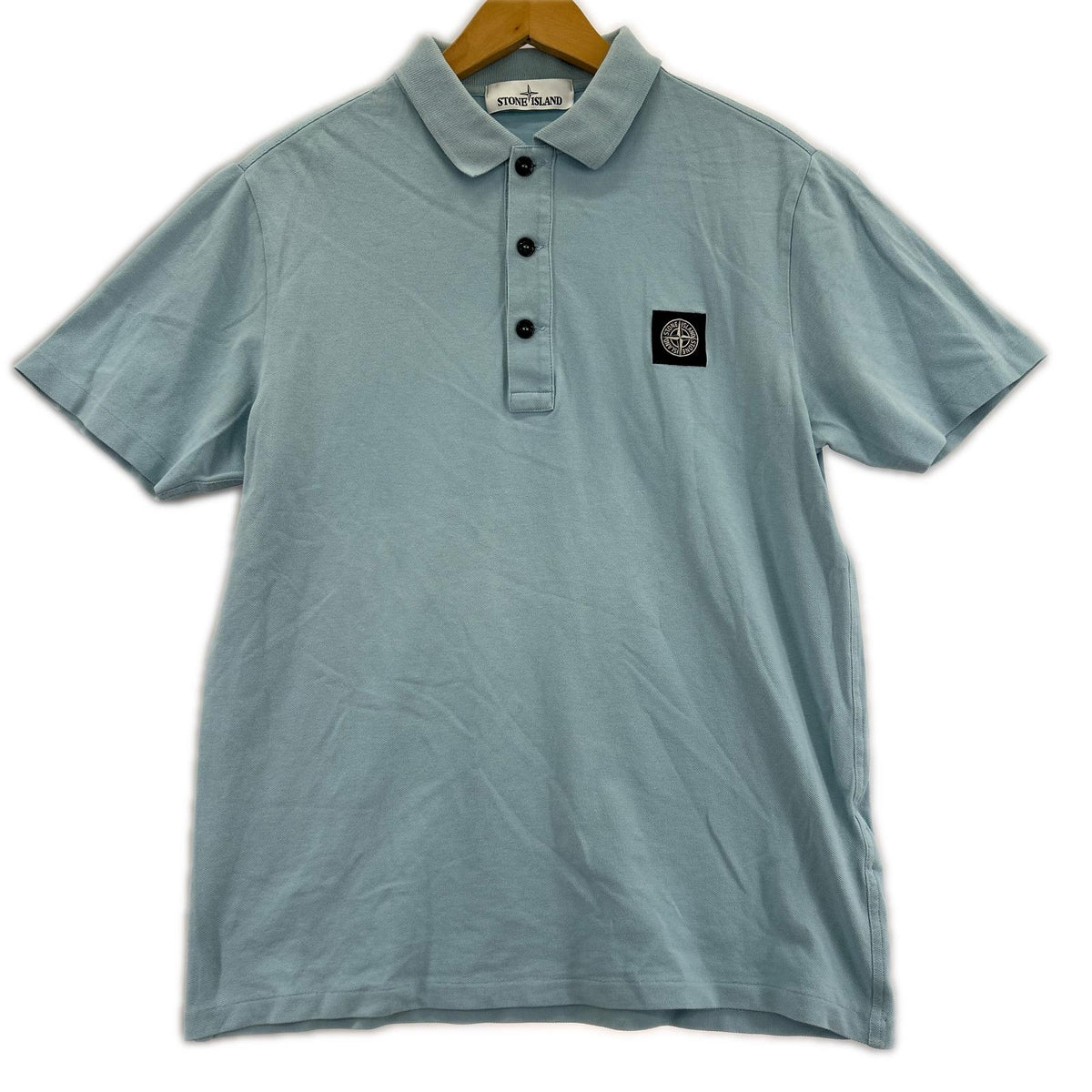 半袖Tシャツ 胸ロゴ 青系 (M) M ブルー