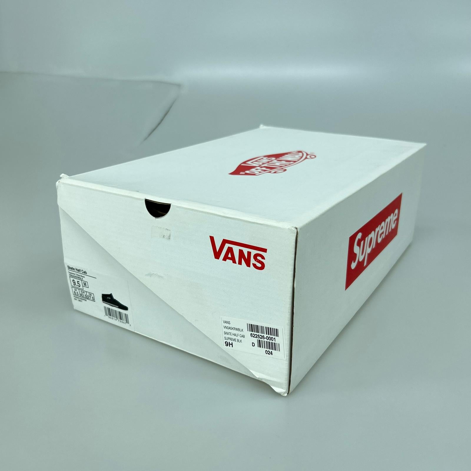 シューズ ×SUPREME HALF CAB 27.5cm (US9 1/2 UK9 EU45) ブラック