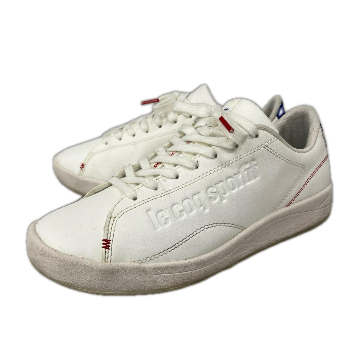 スニーカー le coq Sportif LCSエンブレム 26.0㎝ WH/BL 26cm (US8 UK7 1/2 EU42) ホワイト