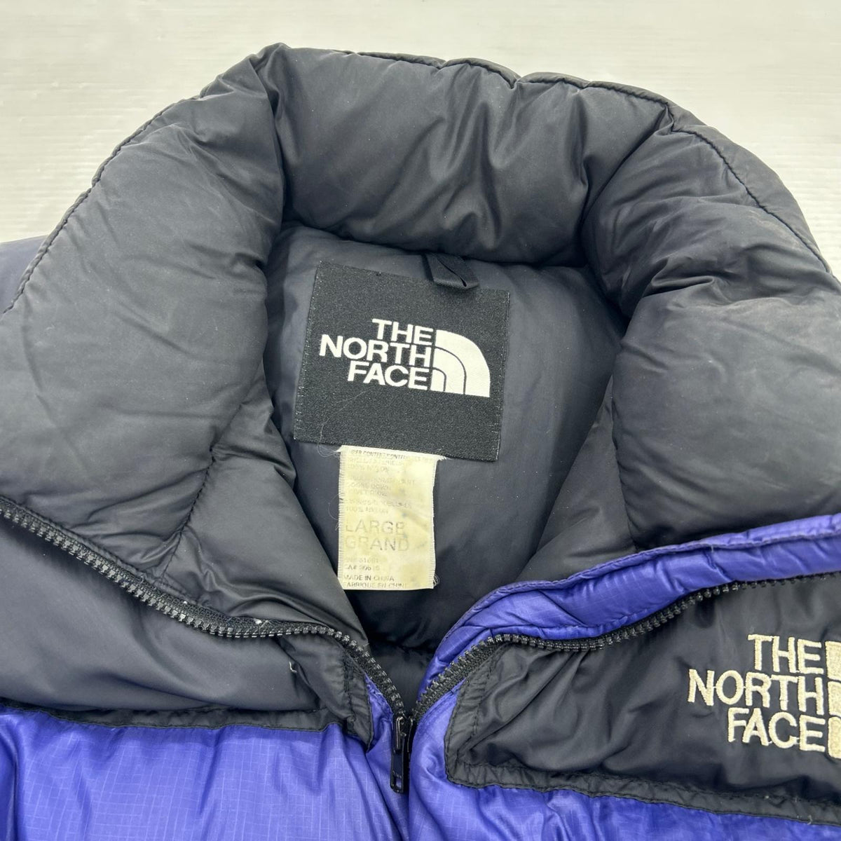 ダウンジャケット NUPUTSE JACKET 青黒 (L) L