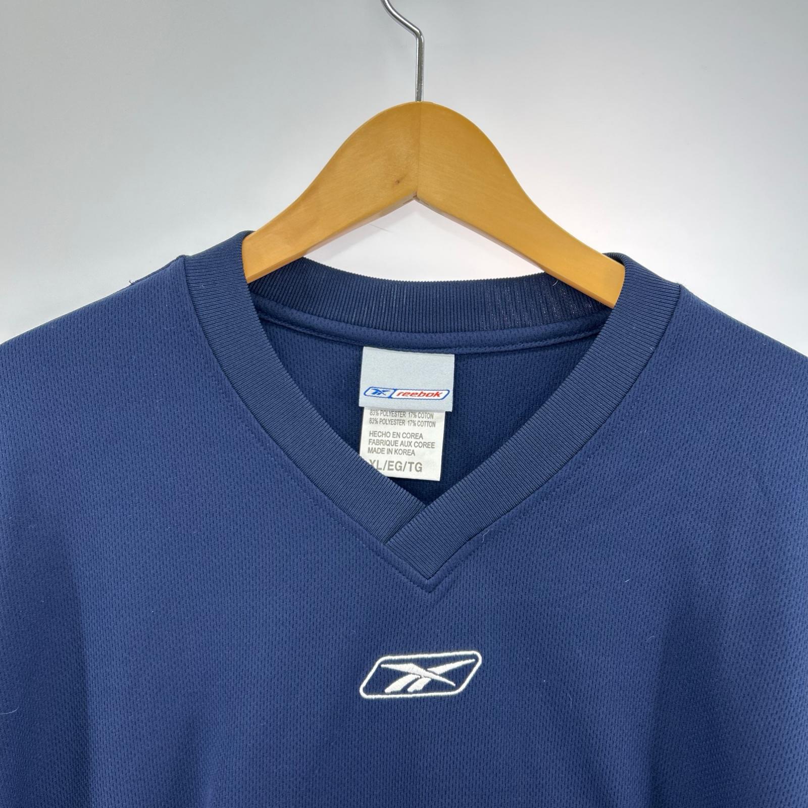 長袖Tシャツ WARRIORS ネイビー×オレンジ XL ネイビー