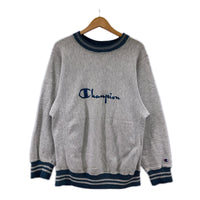 スウェット 90s REVERSEWEAVE グレー 緑 M M