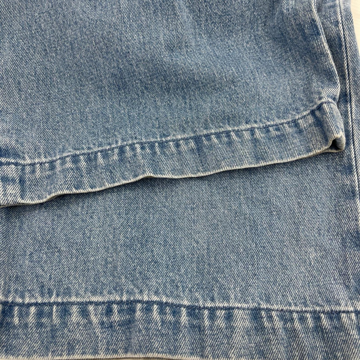 デニムパンツ フェードワイドデニムパンツ GA46-24M001 ブルー