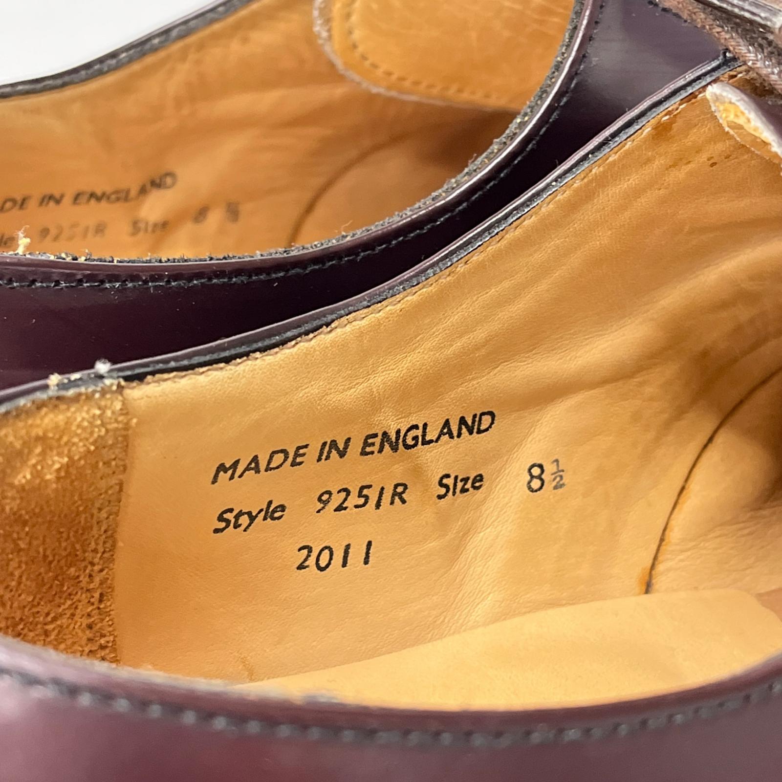シューズ Military Derby Shoe ブラウン(8 2/1) ブラウン