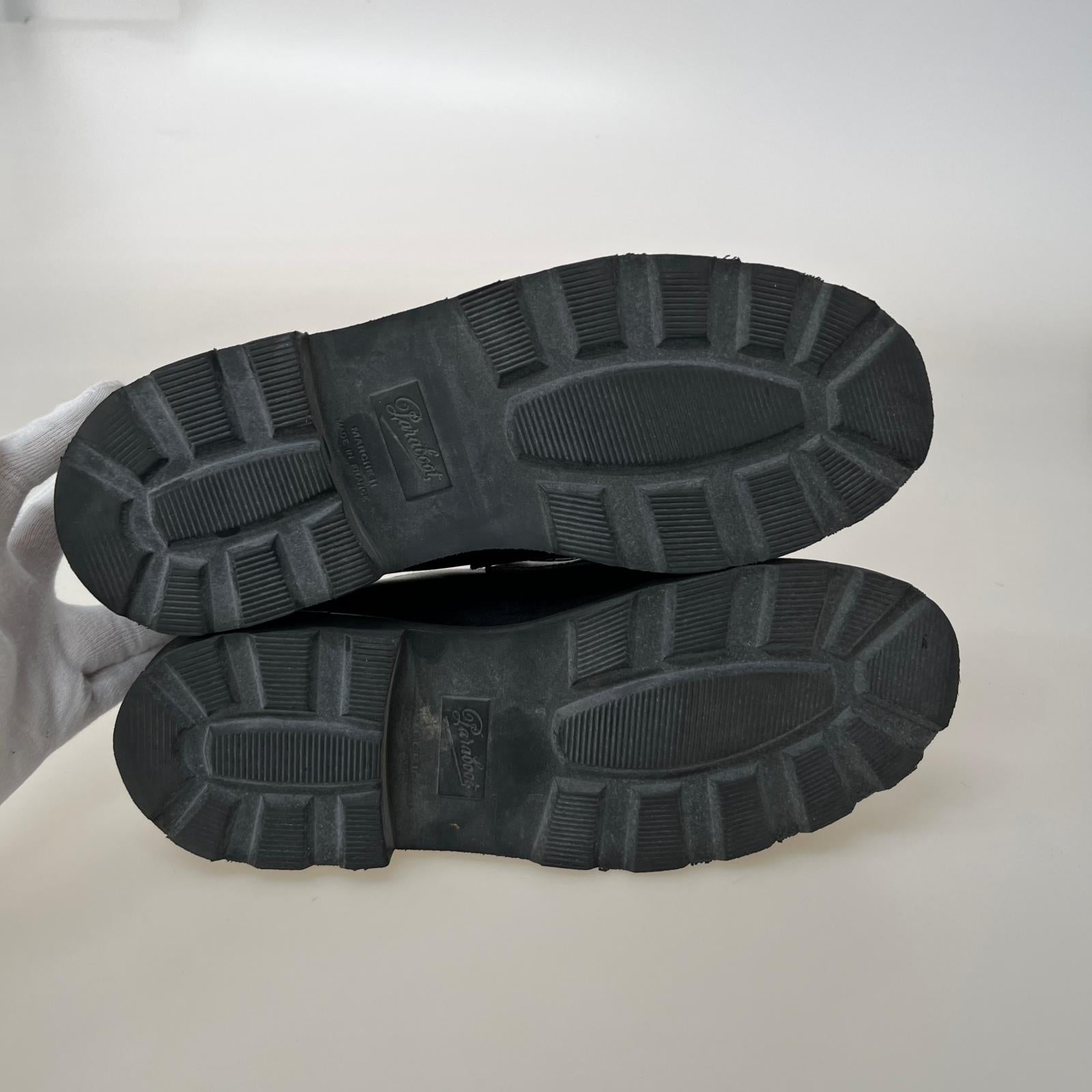 シューズ Paraboot REIMS/MARCHE ランス コインローファー 6.5 ブラック ブラック