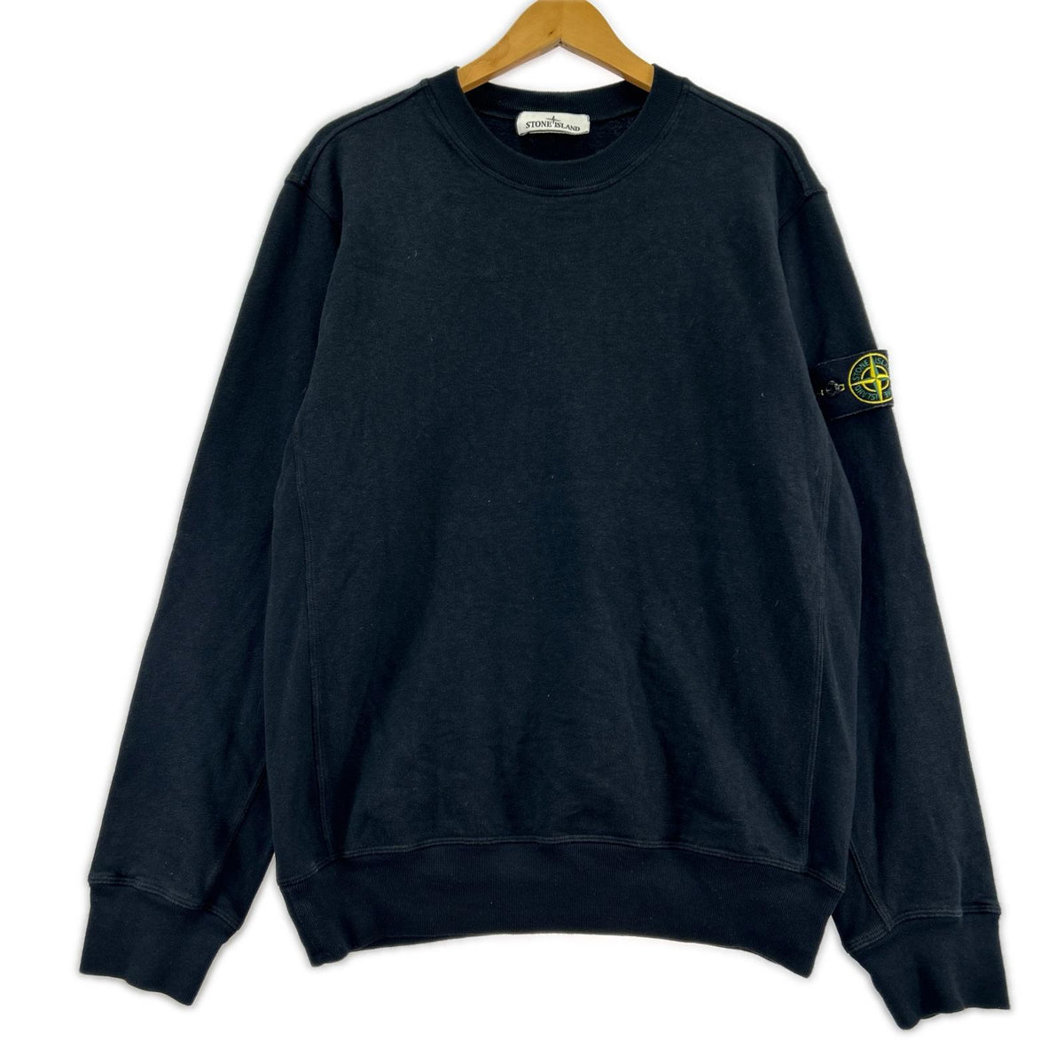 スウェット STONE ISLAND 25SS Crewneck sweatshirt 黒 (M) M ブラック