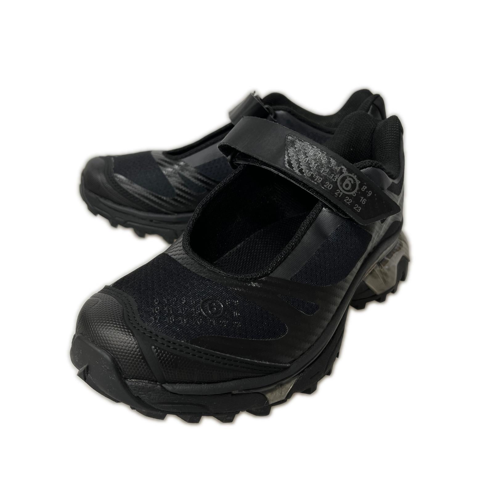 スニーカー MM6×SALOMON XT-MARY J MM6 MAISON MARGIELA ベルクロスニーカー 25.0 ブラック 25cm (US7 UK6 1/2 EU40) ブラック