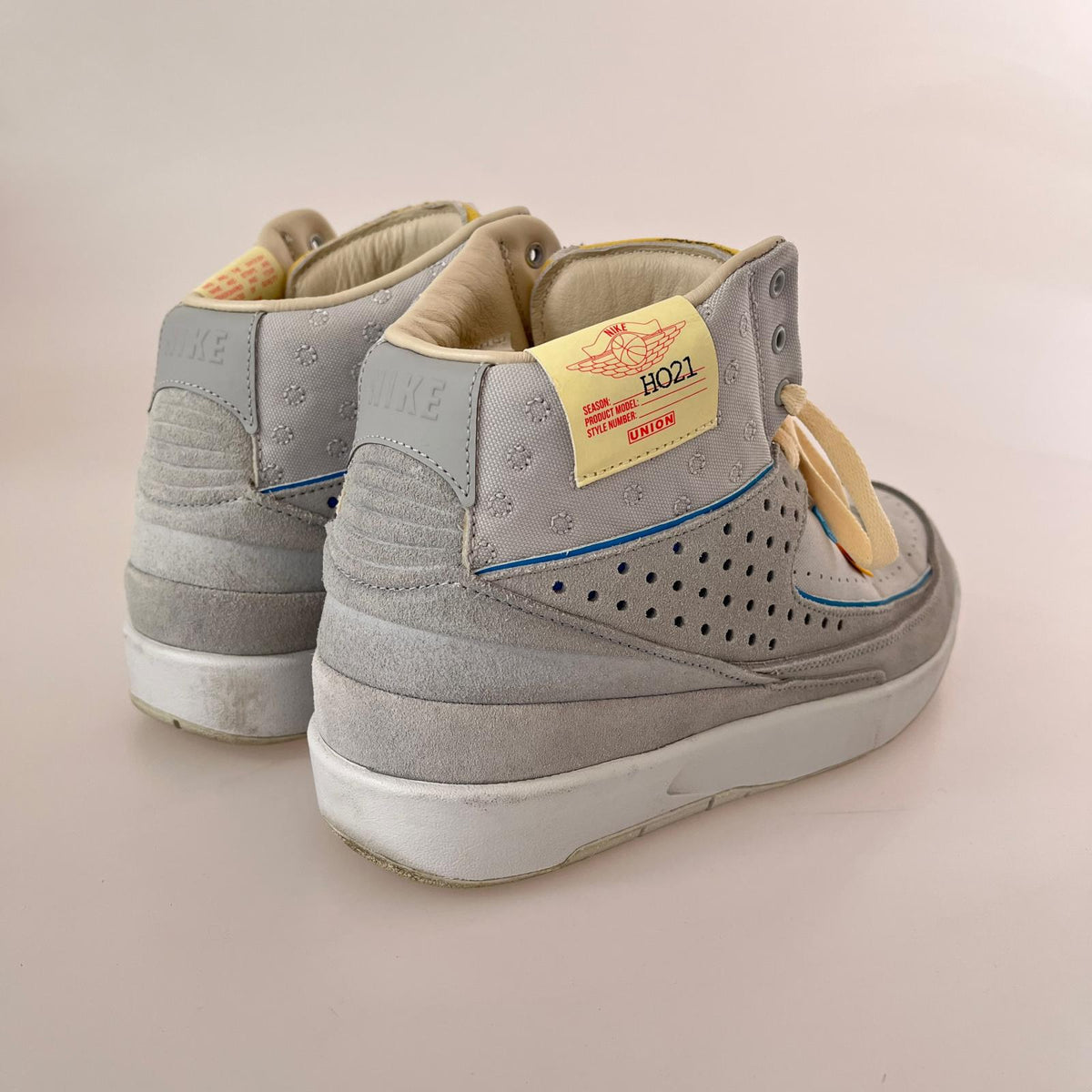 スニーカー UNION AIR JORDAN 2 RETRO (28.5cm) 28.5cm (US10 1/2 UK10 EU47) グレー