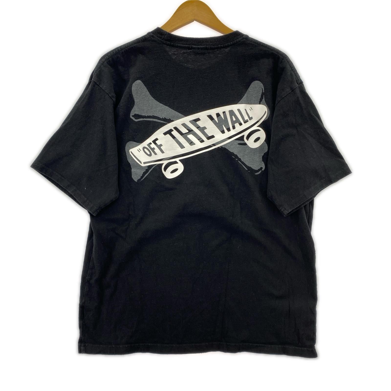 半袖Tシャツ ×VANS ポケットS/Sカットソー ブラック ブラック
