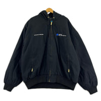 ブルゾン OLD tn-mountain ダック地アクティブパーカー 黒 (2XL) ブラック