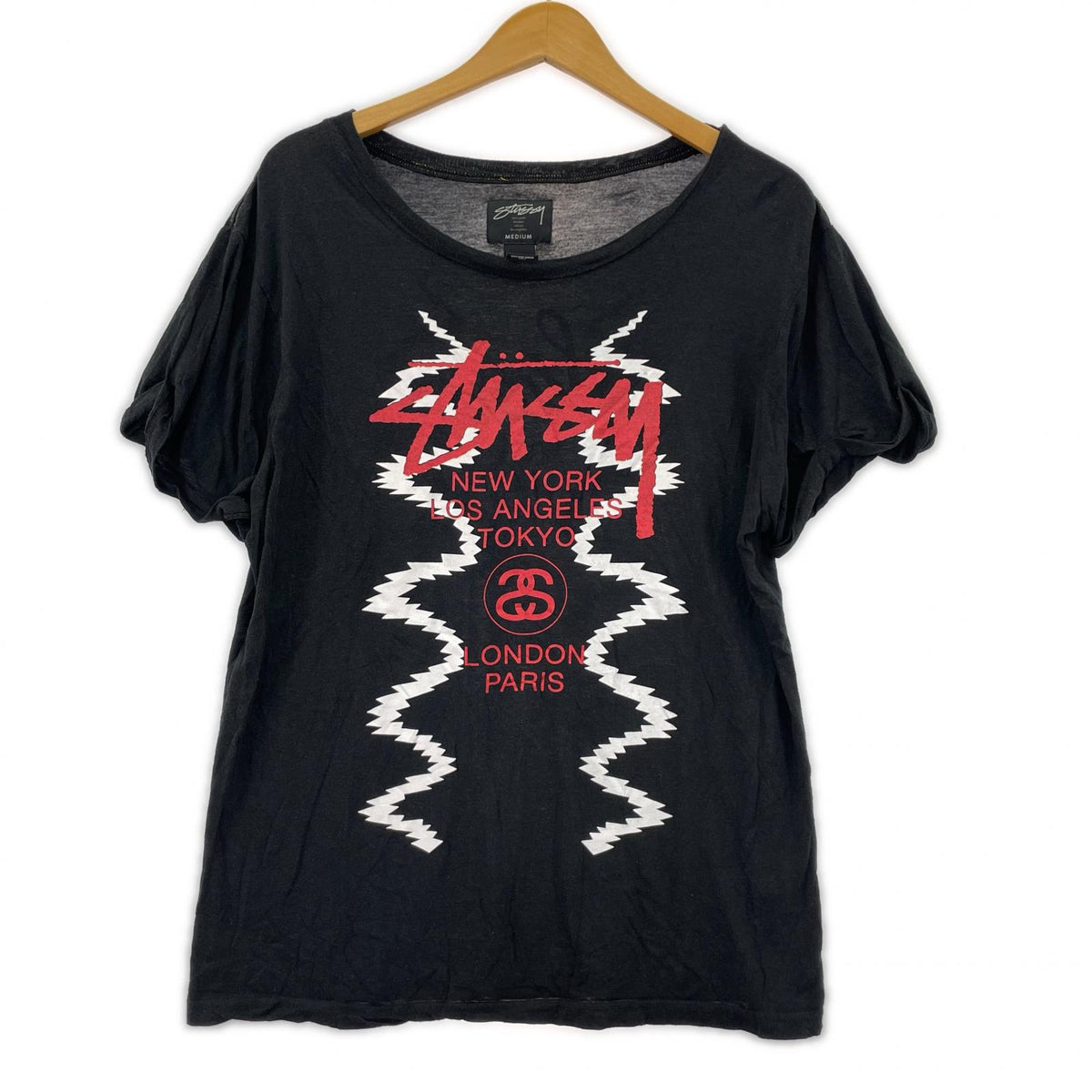 半袖Tシャツ 00s ワールドツアーTee モダール M ブラック