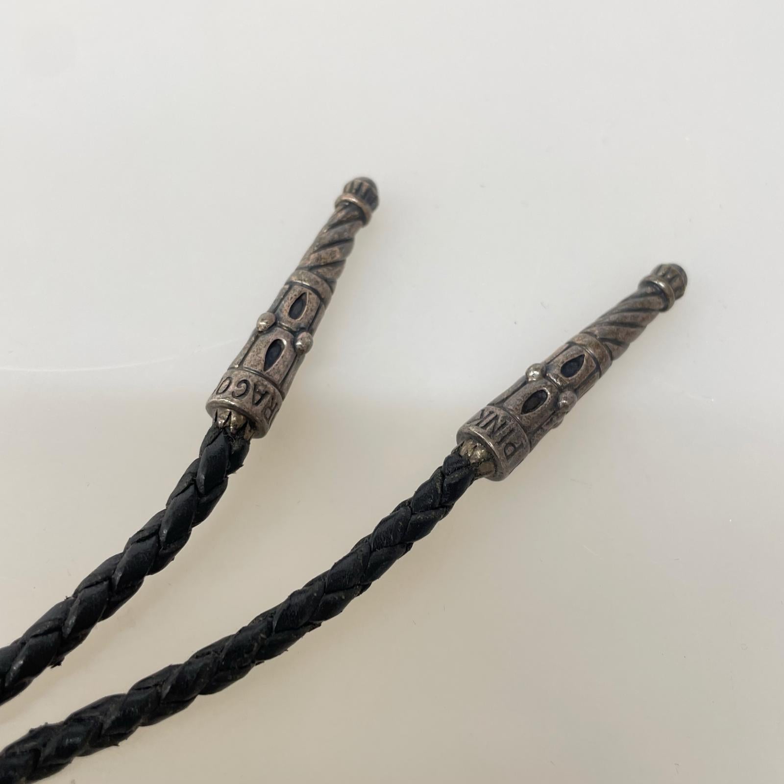 その他アクセサリー 925刻印 スカル ループタイ ブラック